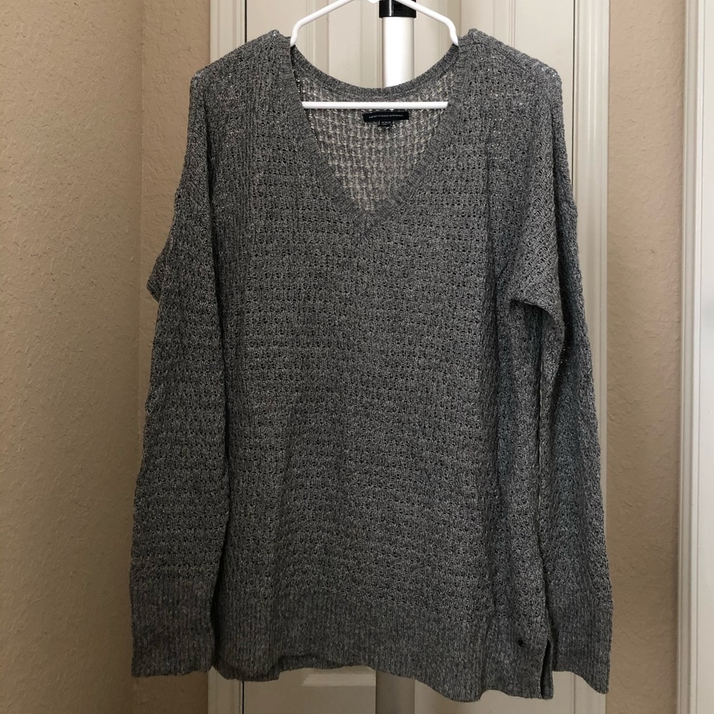Grey American Eagle Sweater